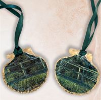 2 colgadores de la serie El puente japonés de Monet